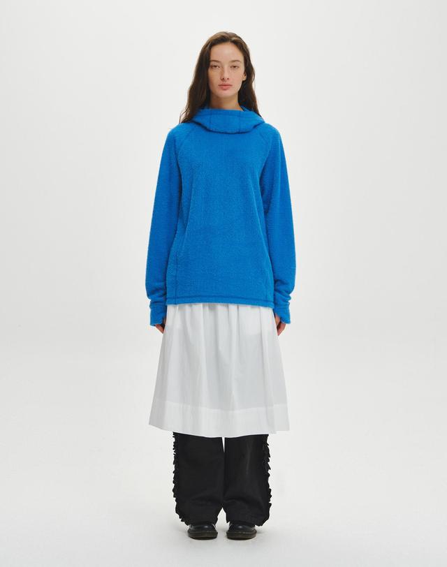 힐리먼트 컴포트 히팅 후드티 (BLUE) 착용컷