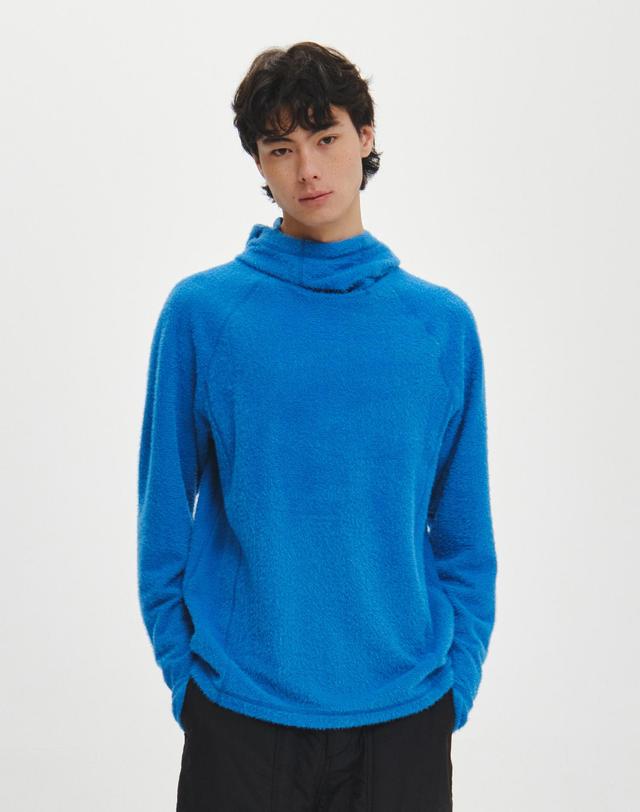 힐리먼트 컴포트 히팅 후드티 (BLUE) 착용컷