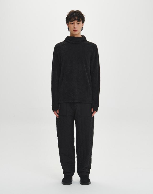 힐리먼트 컴포트 히팅 후드티 (BLACK) 착용컷