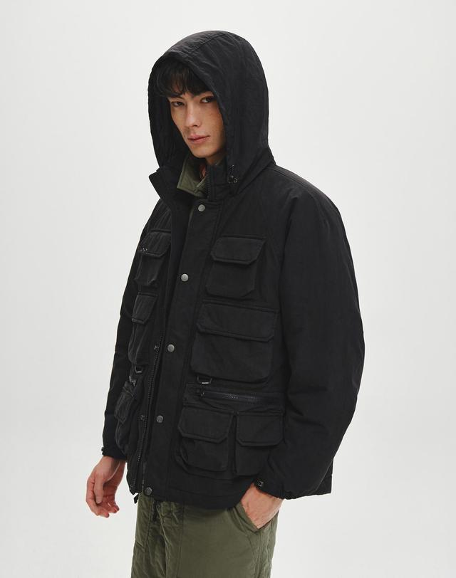 힐리먼트 유틸리티 필드 패딩 자켓 (BLACK) 착용컷