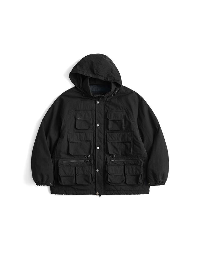 힐리먼트 유틸리티 필드 패딩 자켓 (BLACK) 착용컷