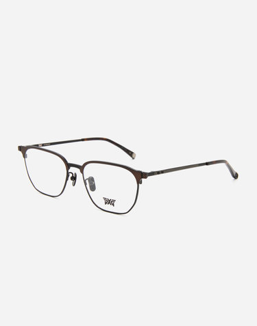 피엑스지 [LF몰 단독특가][PXG 공식]SQUARE TITANIUM GLASSES (BROWN)