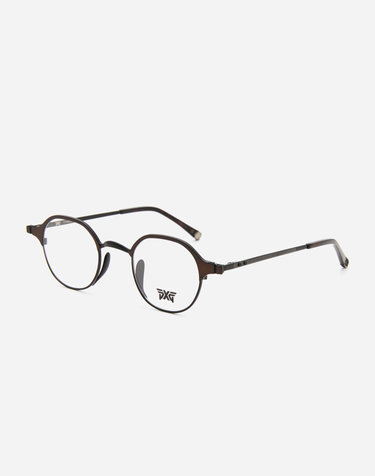 [PXG 공식]ROUND TITANIUM GLASSES (BROWN)