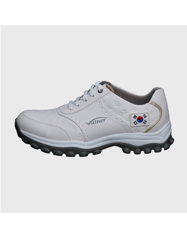 바이네르 [공식] 바이네르 남성 골프화 1F83 White 착용컷