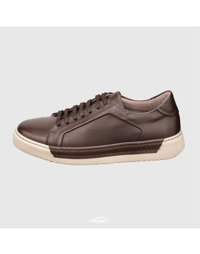바이네르 [공식] 바이네르 남성 수입 스니커즈 9T39 Dark Brown 착용컷