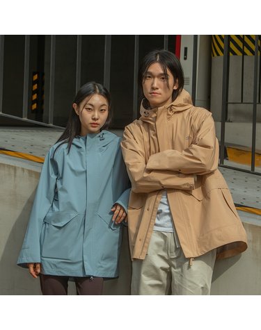울프라운치 하프 사파리 레인코트