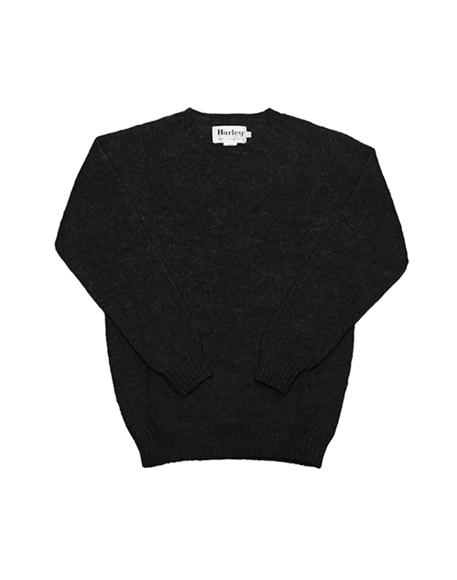 할리오브스코틀랜드 할리오브스코틀랜드 M3834 7 SHAGGY BLACK 쉐기독 블랙 홀가먼트 남성 니트 착용컷