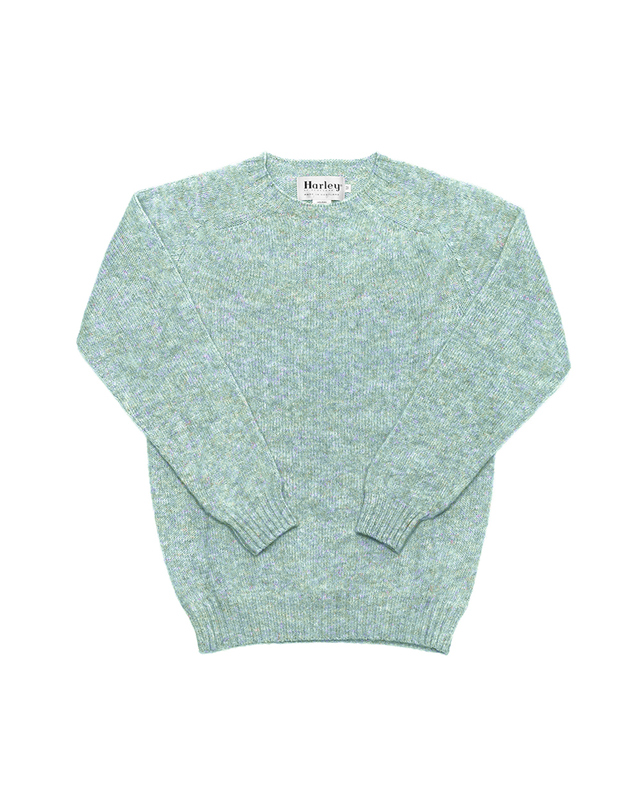 할리오브스코틀랜드 할리오브스코틀랜드 M3834 7 SHAGGY SEAGLASS 쉐기독 씨글래스 홀가먼트 남성 니트 착용컷