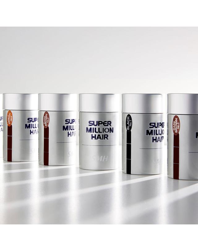 슈퍼밀리언헤어 슈퍼밀리언헤어 흑채 25g 3개 블랙 착용컷