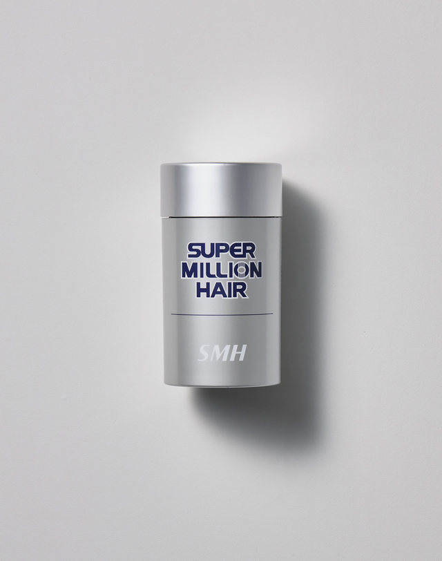 슈퍼밀리언헤어 슈퍼밀리언헤어 흑채 25g 1개 + 전용미스트 165ml 1개 블랙 착용컷