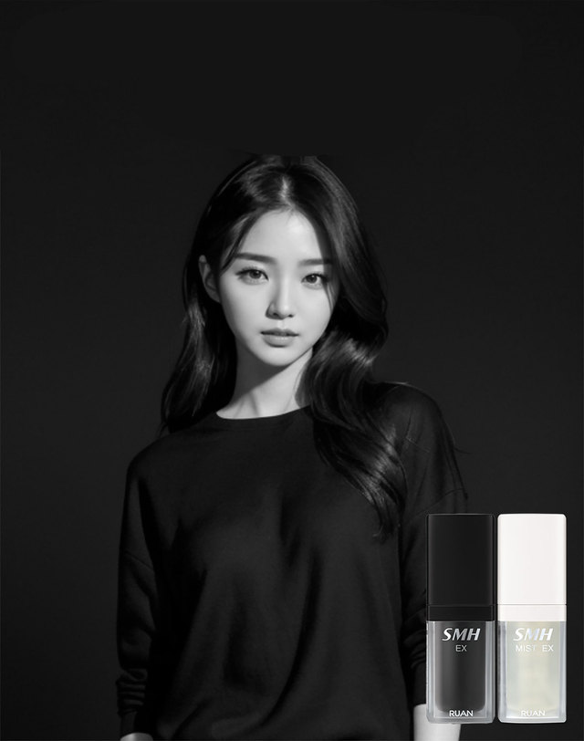 슈퍼밀리언헤어 슈퍼밀리언헤어 EX 블랙 착용컷