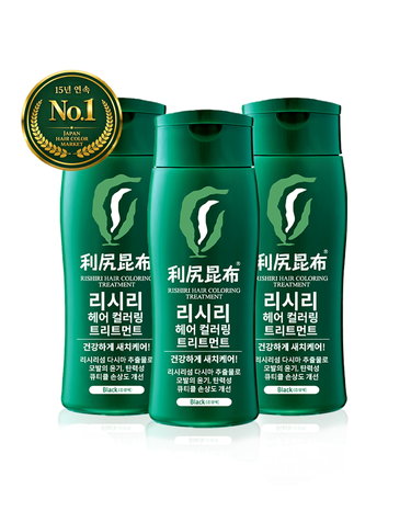리시리 헤어 컬러링 트리트먼트 200g 3개