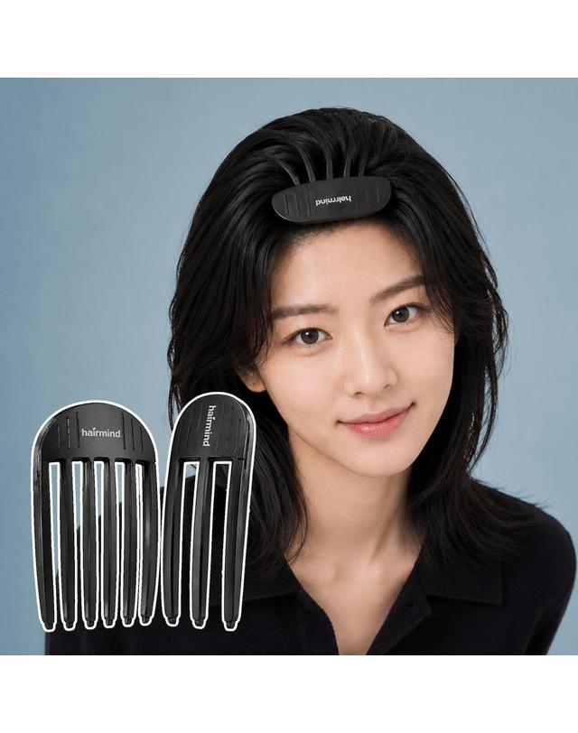 캘프 헤어마인드 뿌리볼륨 집게 앞머리 가르마 정수리 볼륨업 2종 세트 착용컷