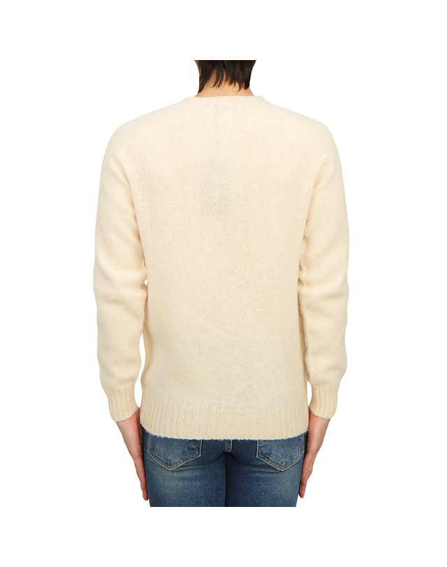 할리오브스코틀랜드 할리 오브 스코틀랜드 쉐기독 남성 니트 M3834 7 CREAM 착용컷