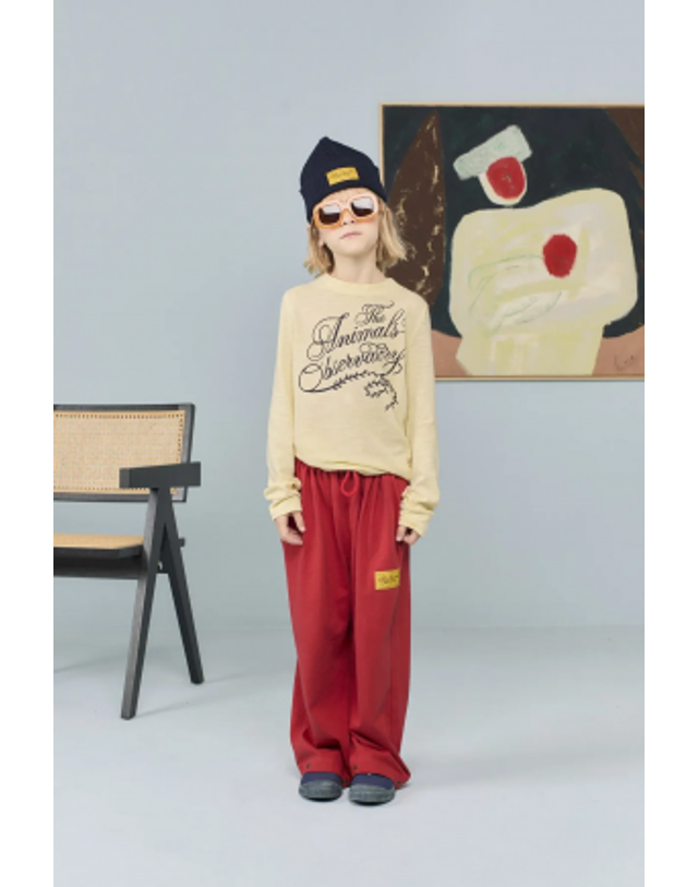 타오 TAO 타오 26FW 아동 긴팔 티셔츠 HOGFISH KID LONG SLEEVE T-SHIRT F26108-323-EV 착용컷