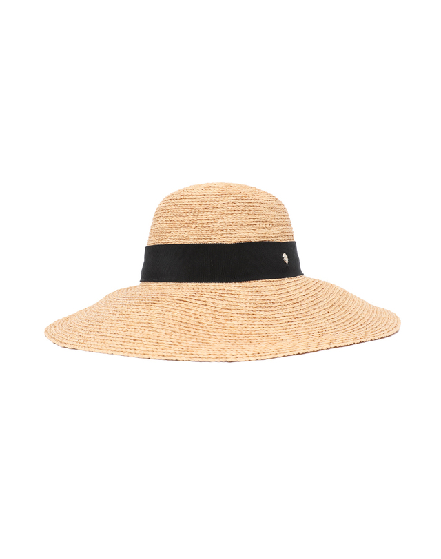 헬렌카민스키 [당일발송]헬렌카민스키 코리 버킷햇 벙거지 여성 모자 HAT51546 NATURAL BLACK LOGO 착용컷