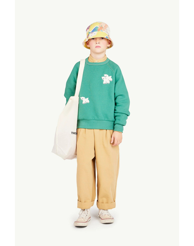 타오 키즈 타오 [TAO] 타오 24FW 아동 맨투맨 SHARK KIDS SWEATSHIRT F24023-315_FY 착용컷