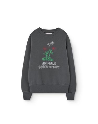TAO 타오 25FW 아동 맨투맨 Flowers Dark Grey Bear Sweatshirt F25031-066-DX