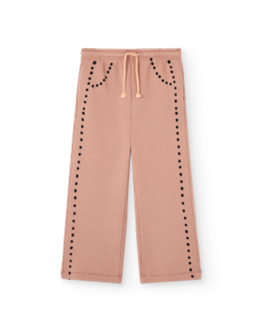 TAO 타오 25FW 아동 바지 Dots Dusty Coral Horse Sweatpants F25040-067-EG (기모)