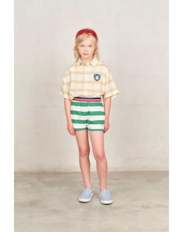 타오 키즈 타오 TAO 타오 25SS 아동 반바지 POODLE KID SHORTS S25048_221_II 착용컷