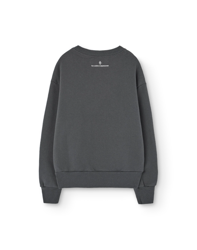 타오 키즈 타오 TAO 타오 25FW 아동 맨투맨 Flowers Dark Grey Bear Sweatshirt F25031-066-DX 착용컷