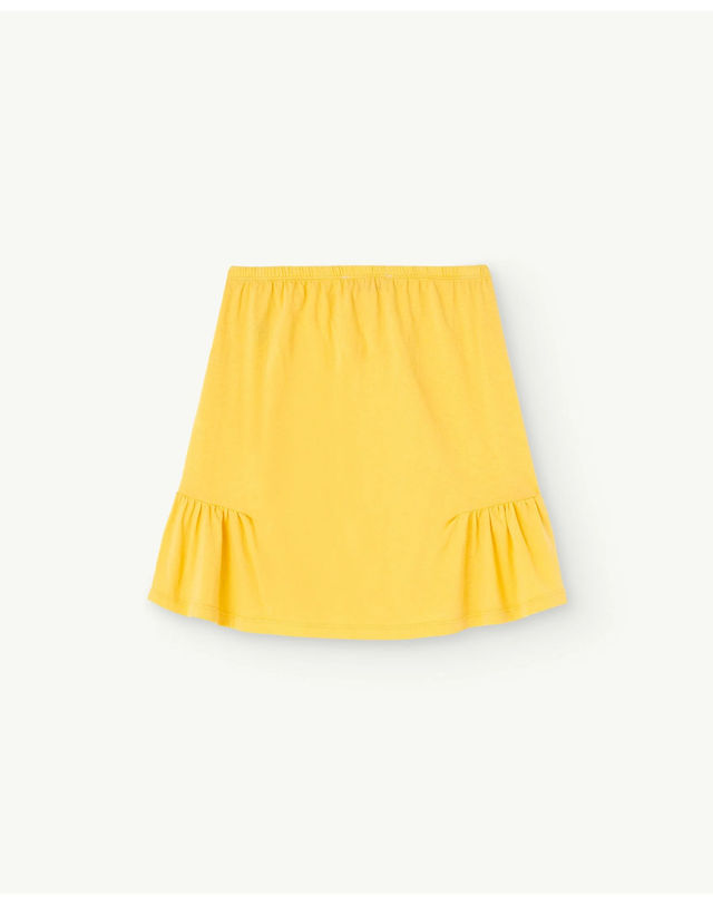 타오 키즈 타오 [TAO] 타오 24SS 키즈 스커트 SLUG KIDS SKIRT S24043_yellow 레드 착용컷