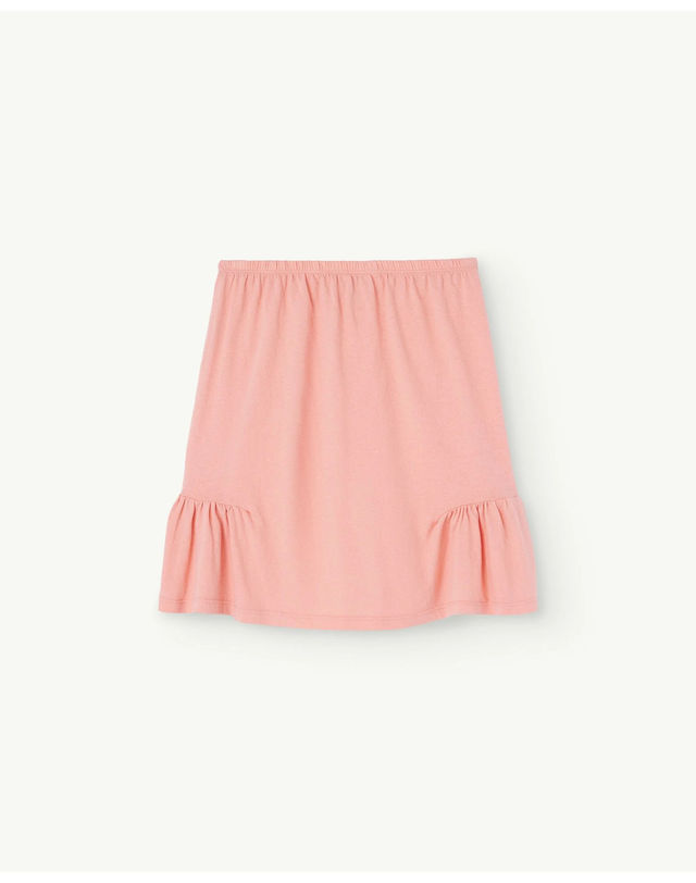 타오 키즈 타오 [TAO] 타오 24SS 키즈 스커트 SLUG KIDS SKIRT S24043_pink 레드 착용컷