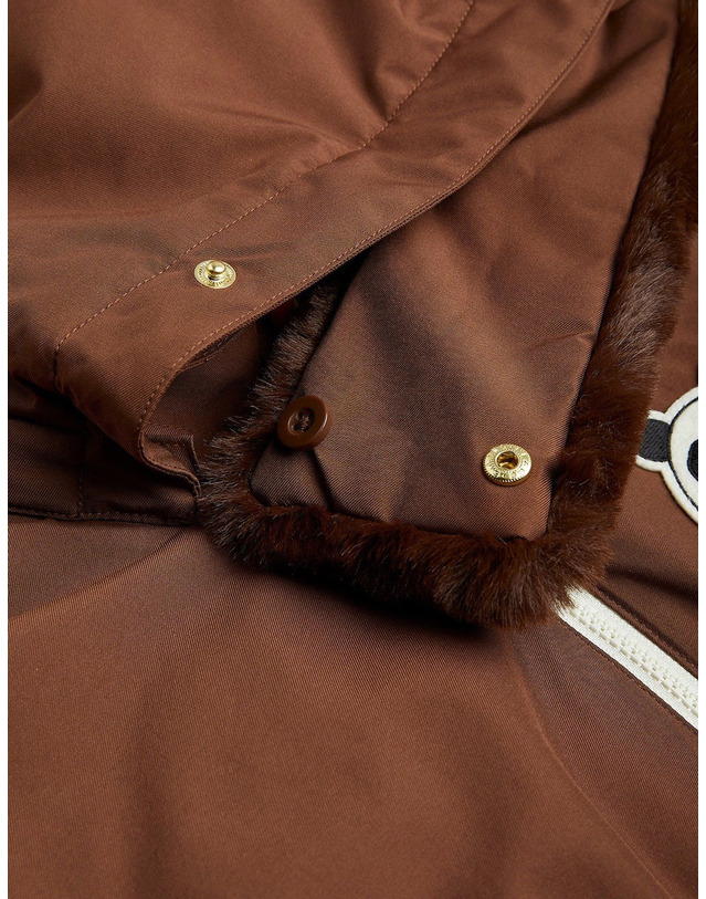 미니로디니 [MINI RODINI] 미니로디니 24FW 키즈 스키자켓 Panda soft ski jacket 2376013816 착용컷