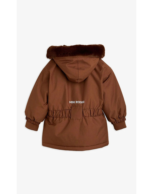 미니로디니 [MINI RODINI] 미니로디니 24FW 키즈 스키자켓 Panda soft ski jacket 2376013816 착용컷