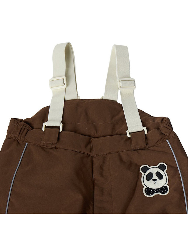 미니로디니 [MINI RODINI] 미니로디니 24FW 스키팬츠 Panda soft ski trousers 2371014016 착용컷