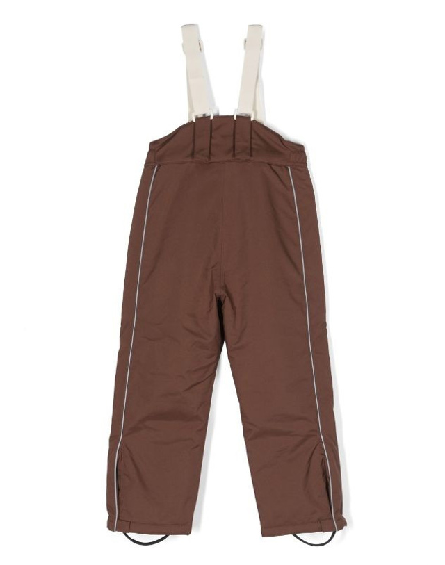미니로디니 [MINI RODINI] 미니로디니 24FW 스키팬츠 Panda soft ski trousers 2371014016 착용컷