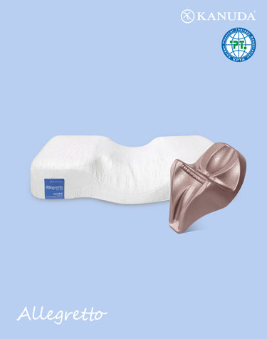 가누다 블루라벨 알레그레토(Soft) S M 기능성 경추 베개 싱글세트 (베개1+머리냅1)