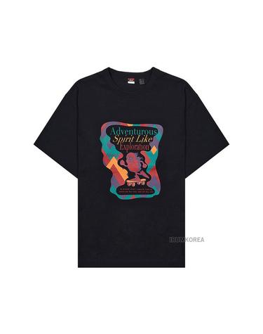 [난가] SS25 남성 하이브리드 티셔츠 N2500 1M102 C BLK