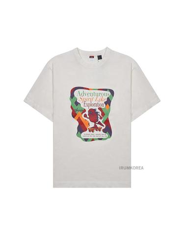 [난가] SS25 남성 하이브리드 티셔츠 N2500 1M102 C WHT