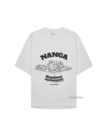 [난가] SS25 남성 드라이 믹스 티셔츠 N2500 1M514 A WHT