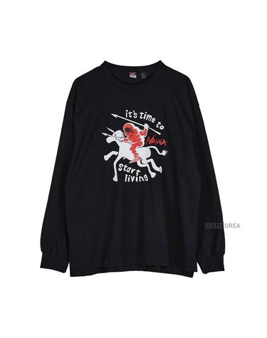 [난가] FW25 남성 에코 티셔츠 DM N2530 1L062Z BLK