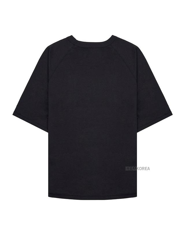 난가 [난가] SS25 남성 드라이 믹스 티셔츠 N2500 1M514 A BLK 착용컷