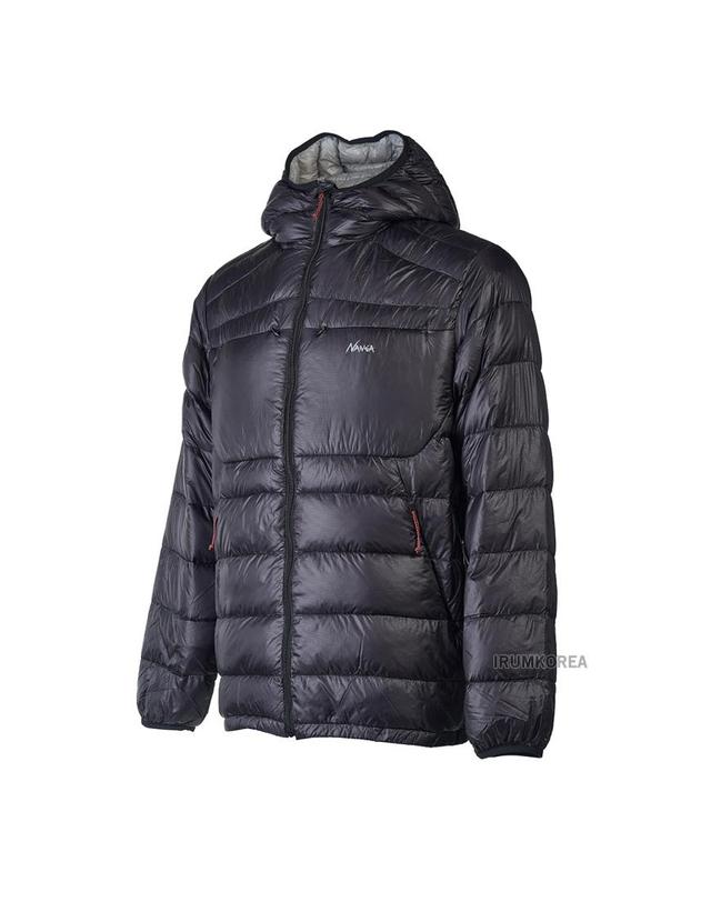 난가 [난가] FW25 남성 미니마리듬 후드 패딩 ND2241 1A033 BLK 착용컷