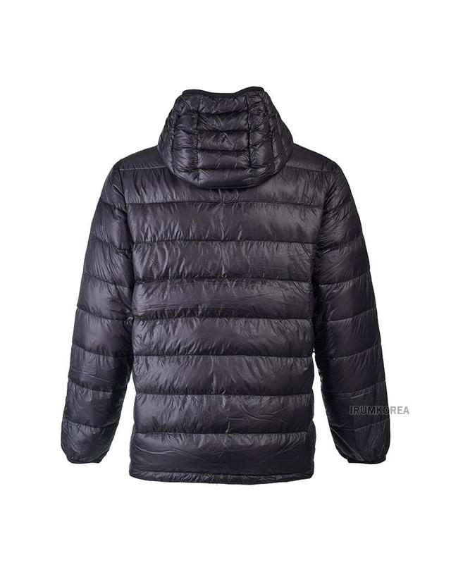 난가 [난가] FW25 남성 미니마리듬 후드 패딩 ND2241 1A033 BLK 착용컷