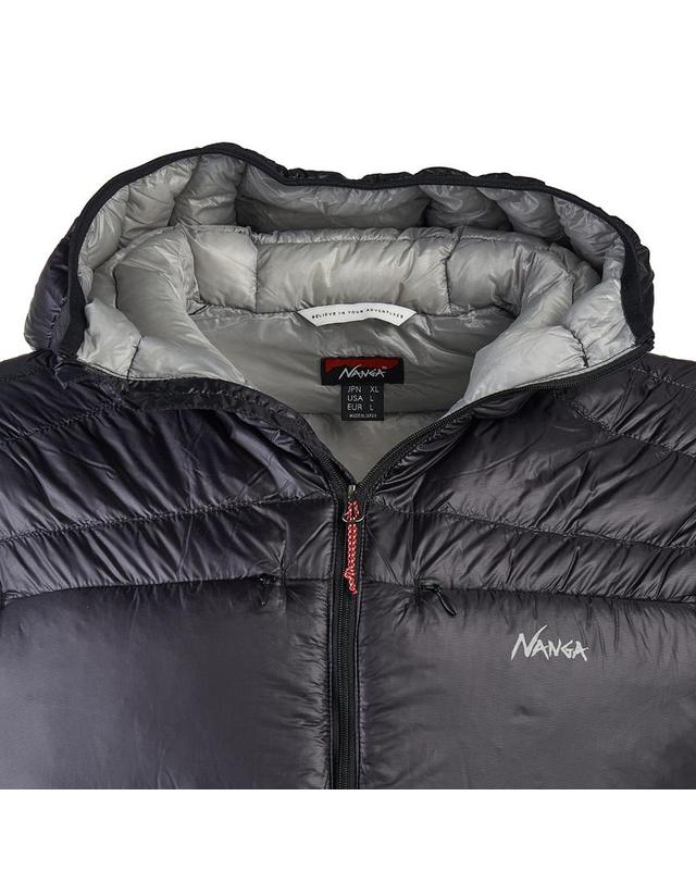 난가 [난가] FW25 남성 미니마리듬 후드 패딩 ND2241 1A033 BLK 착용컷