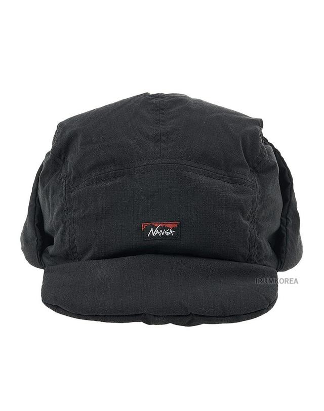 난가 [난가] FW25 공용 히녹 립스탑 이어플랩캡 NA2441 3B101 BLK 착용컷
