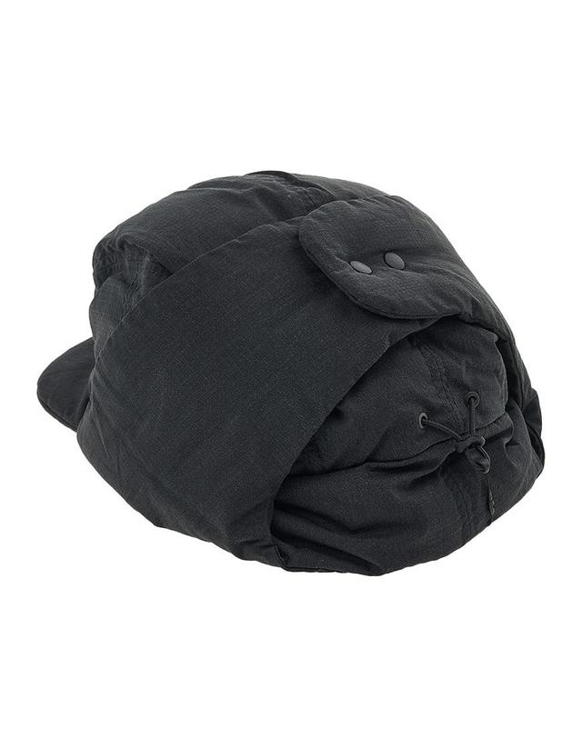 난가 [난가] FW25 공용 히녹 립스탑 이어플랩캡 NA2441 3B101 BLK 착용컷