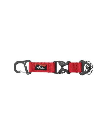 [난가] SS26 공용 카라비너 키 홀더 NA2443 1Z104 RED