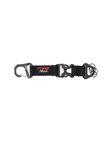 [난가] SS26 공용 카라비너 키 홀더 NA2443 1Z104 BLK