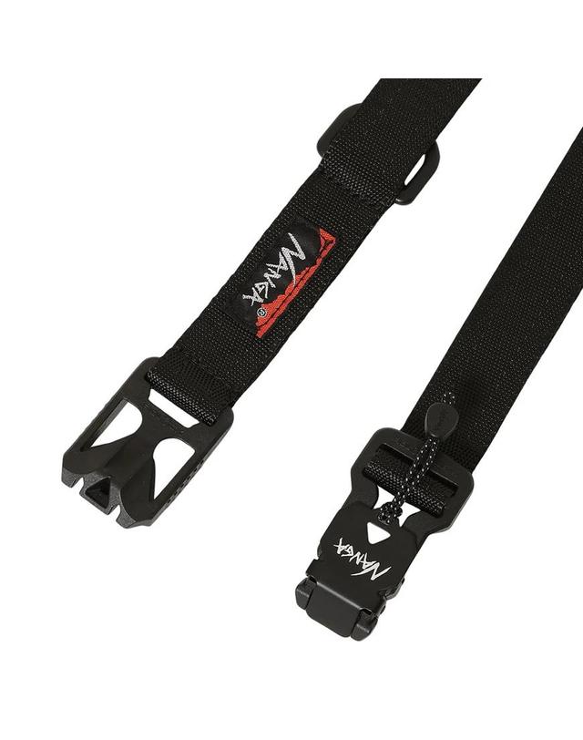 난가 [난가] SS26 공용 피드락 마그넷 벨트 N2532 3Z039Z BLK 착용컷
