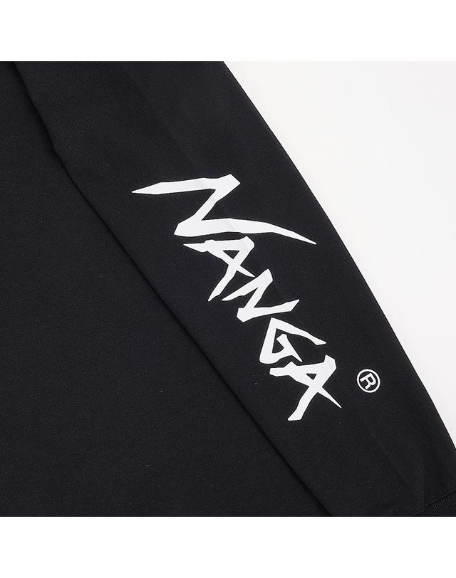 난가 [난가] SS26 남성 에코 하이브리드 티셔츠 N2500 1L030A BLK 착용컷