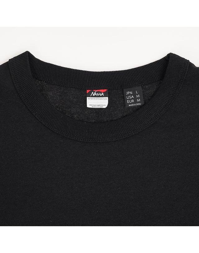 난가 [난가] SS26 남성 빈티지 플라워 티셔츠 N2610 1M036Z BLK 착용컷