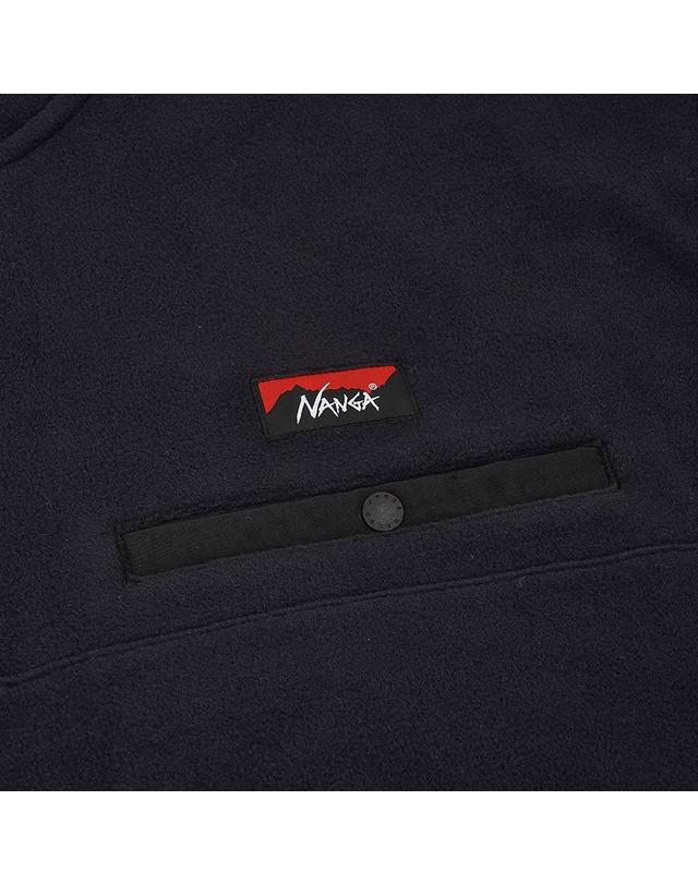 난가 [난가] FW26 에어 웜 플리스 탑 티셔츠 N2530 1P111A BLK 착용컷