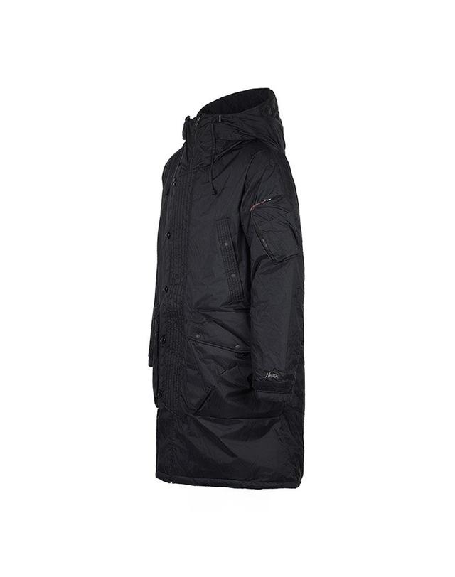 난가 [난가] FW26 오로라텍스 다운 필드 코트 ND2441 1C006 BLK 착용컷
