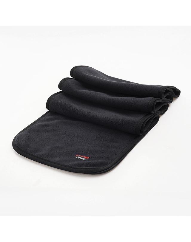 난가 [난가] FW26 에어 웜 플리스 머플러 N2630 3E078A BLK 착용컷